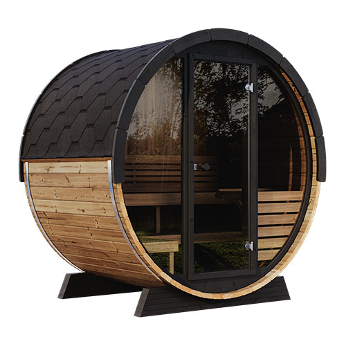 SaunaLife EE6G Barrel Sauna Outdoor Kit