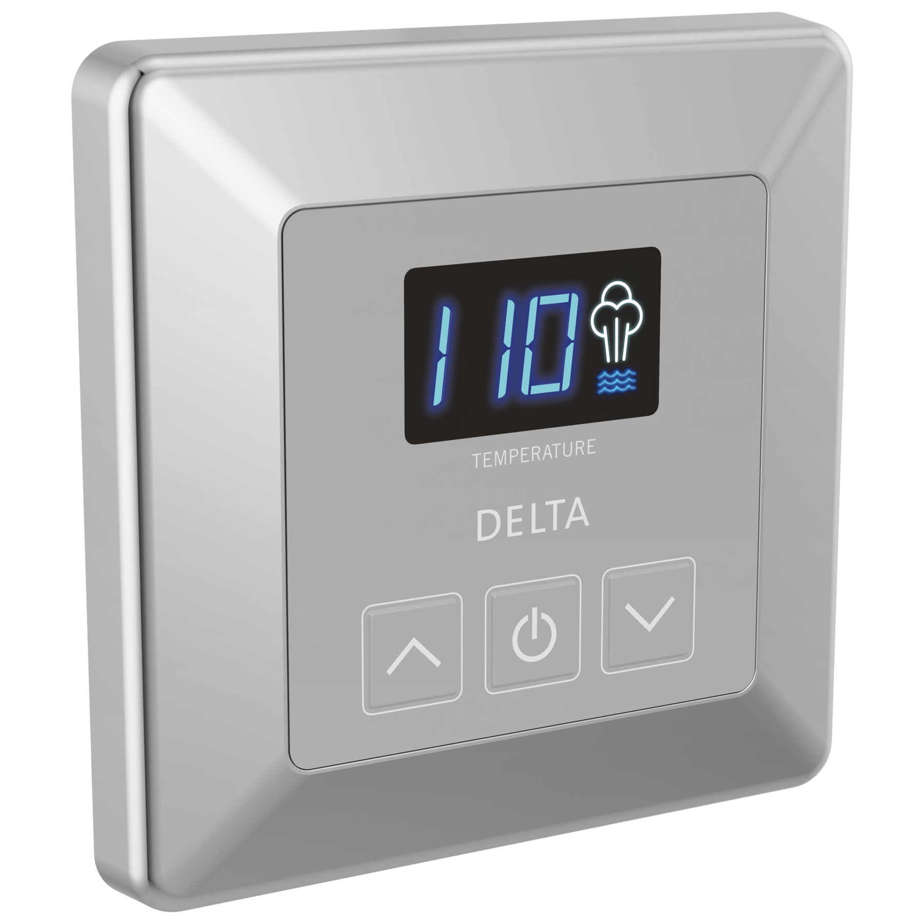 Delta SimpleSteam Square Control Lumicoat Chrome Delta SimpleSteam Square Control Lumicoat Chrome