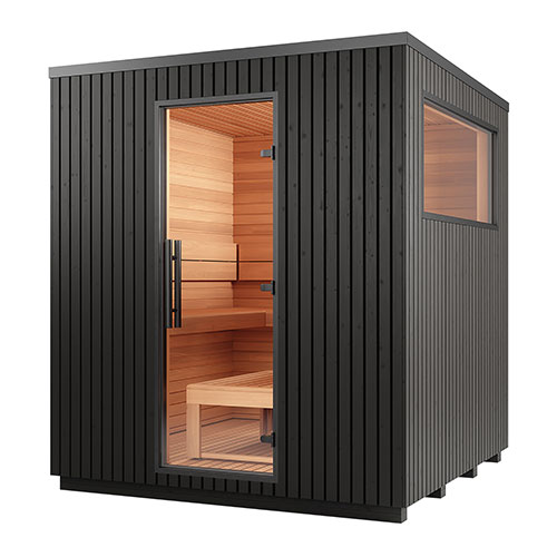auroom garda outdoor sauna prebuilt