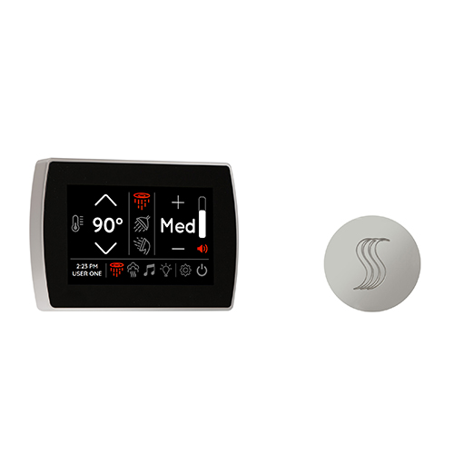 ThermaTouch Steam Bath Control - Polished Chrome
