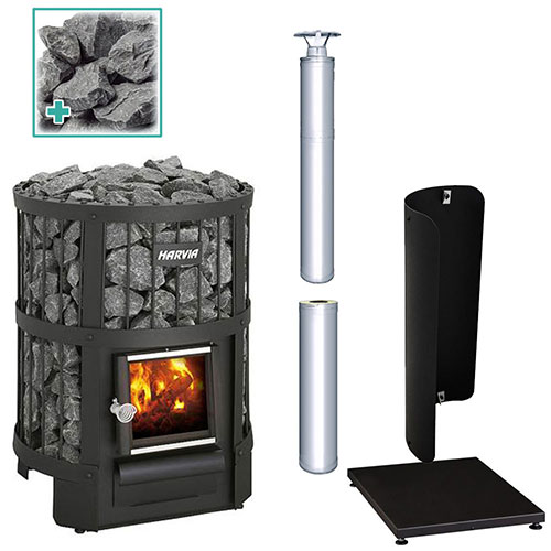 Harvia Legend 150 SS Sauna Stove Package