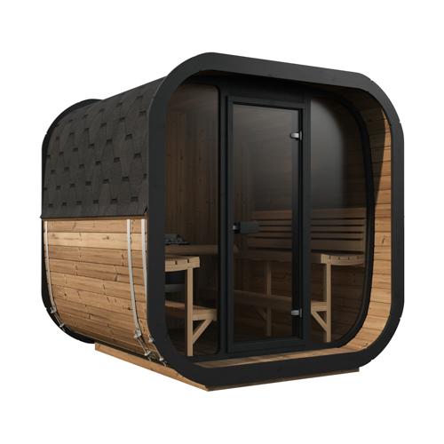 SaunaLife Cube Luxury CL7G Outdoor Home Sauna Kit